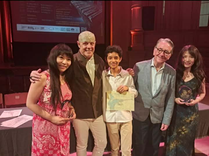 El joven veracruzano Daniel Luna gana premio mundial de marimba en Bélgica