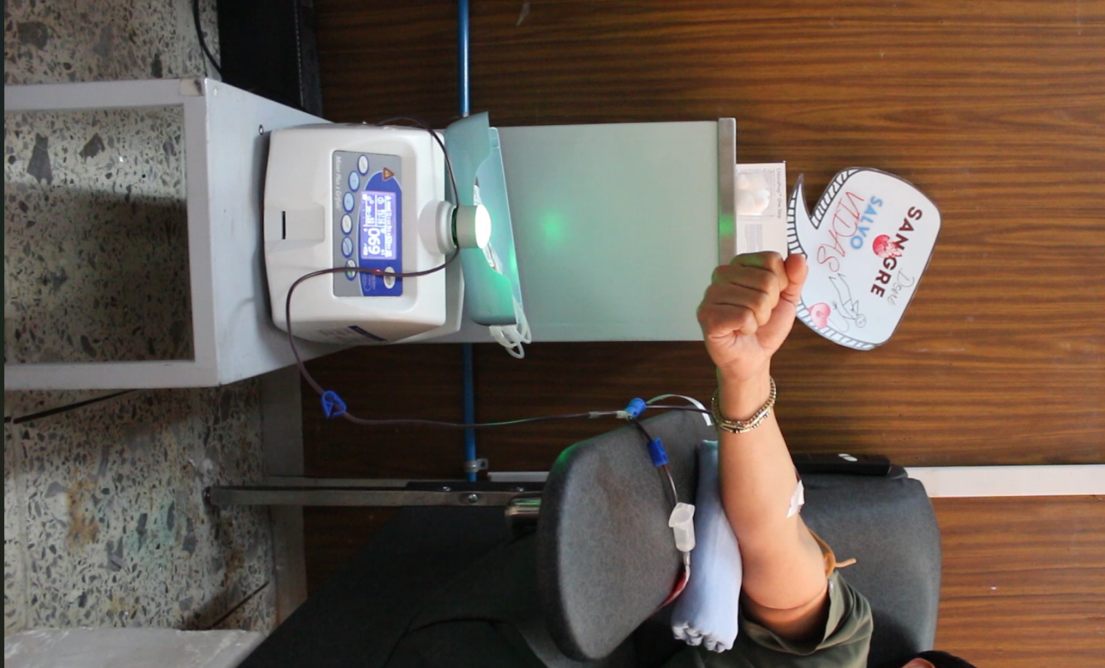 Donar sangre voluntariamente salva vidas