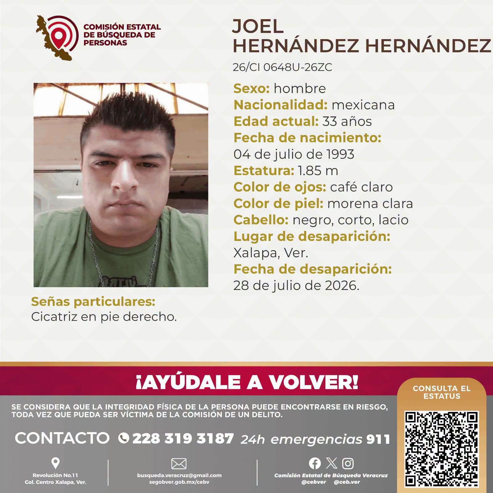 El taxista xalapeño Joel Hernández cumple 13 días desaparecido