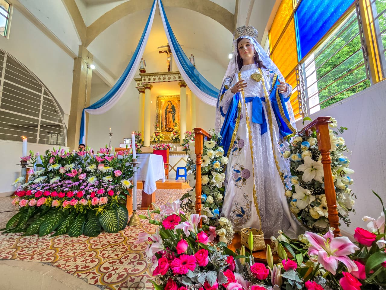Teocelo inicia fiesta patronal con histórica peregrinación de la Virgen