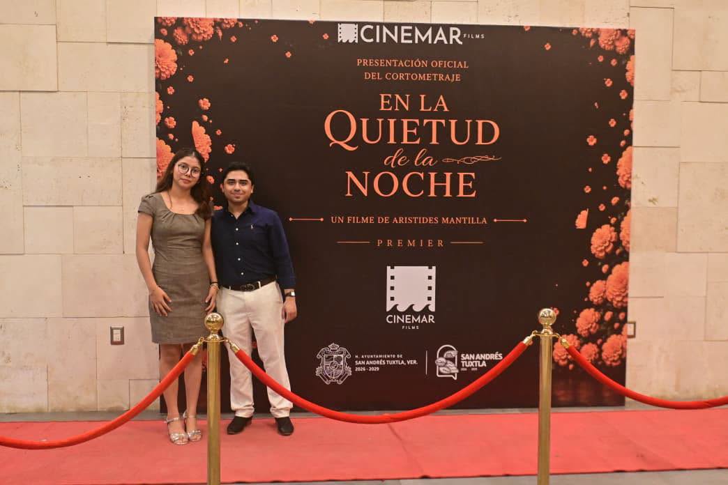 Premier en San Andrés Tuxtla del cortometraje En la Quietud de la Noche