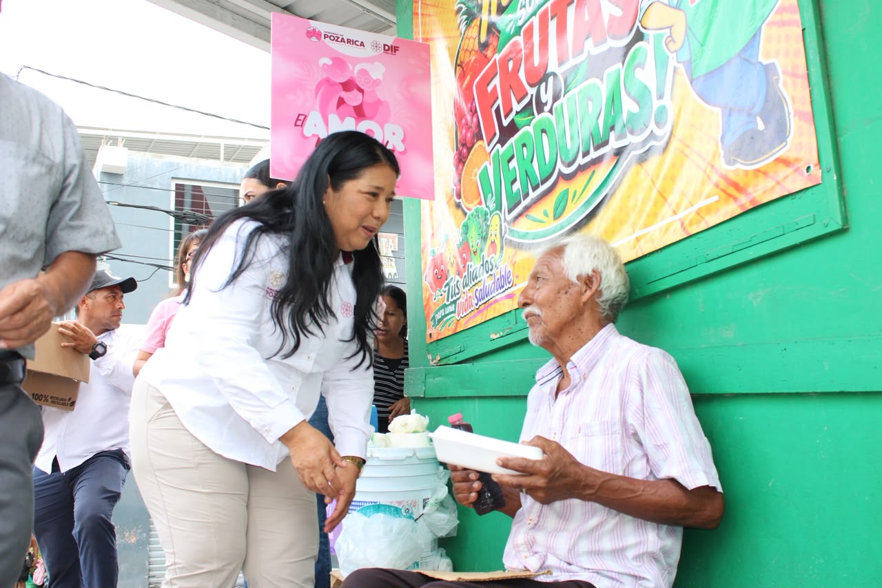 DIF de Poza Rica inicia entrega de 500 platillos a adultos mayores