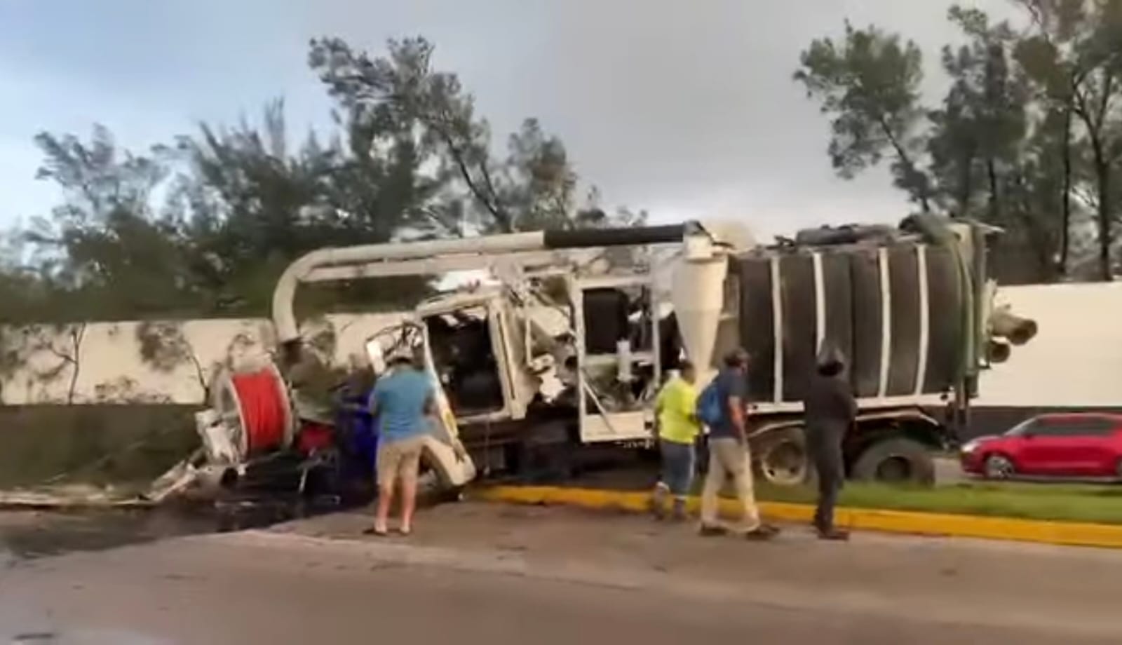 Lluvia provoca cuatro accidentes en Veracruz-Boca del Río