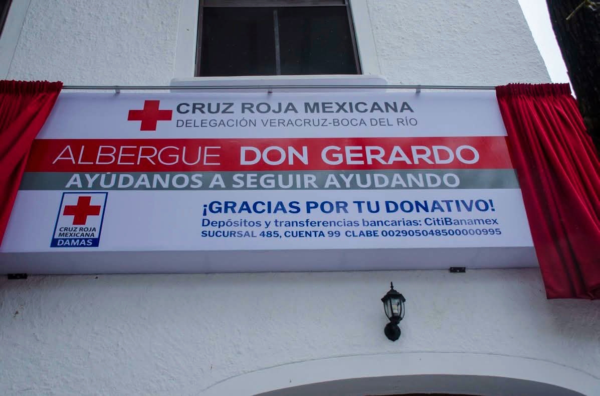 Opera con normalidad el albergue «Don Gerardo» de la Cruz Roja Delegación Veracruz