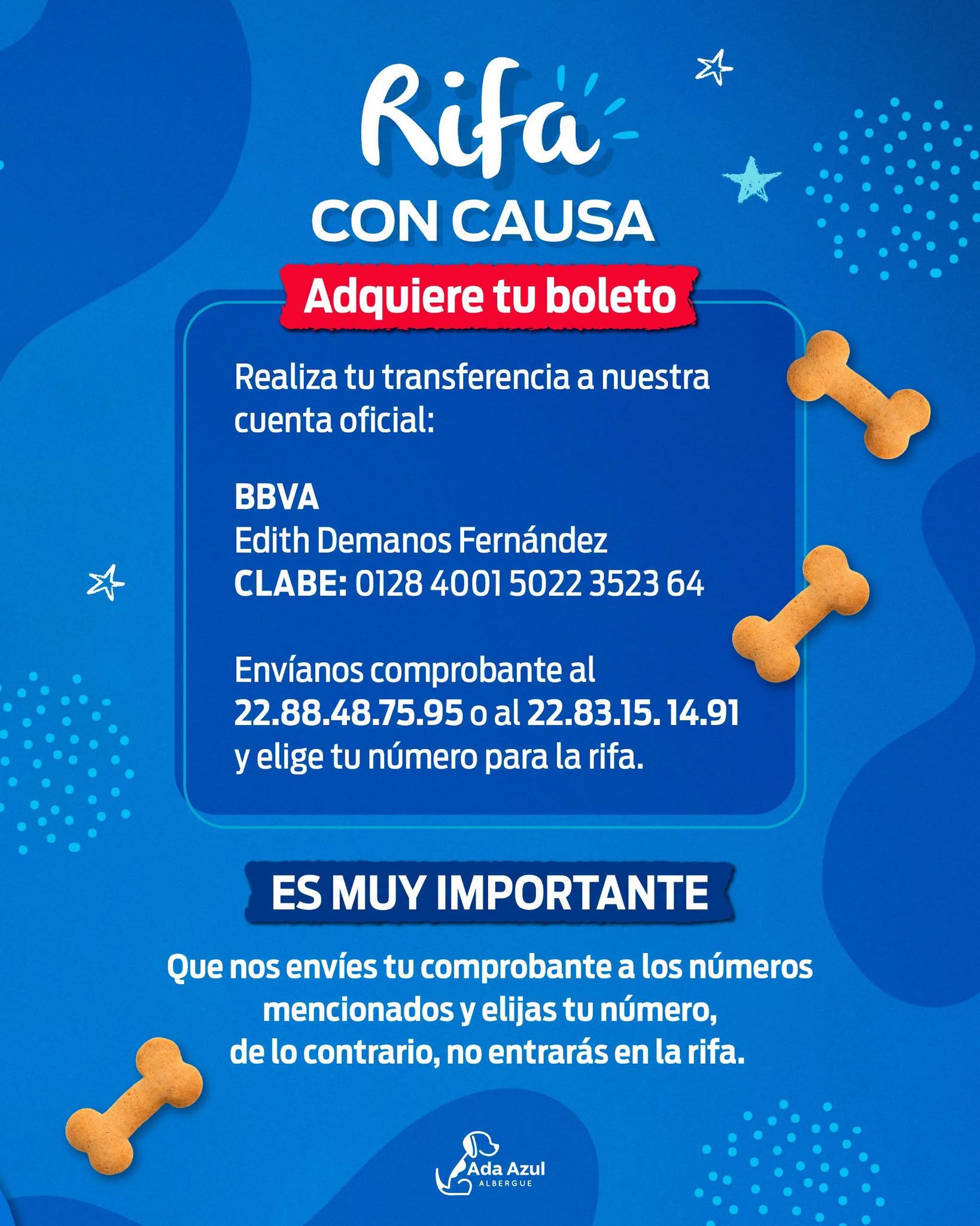 Ada Azul Benzón pausa rescates por deudas veterinarias