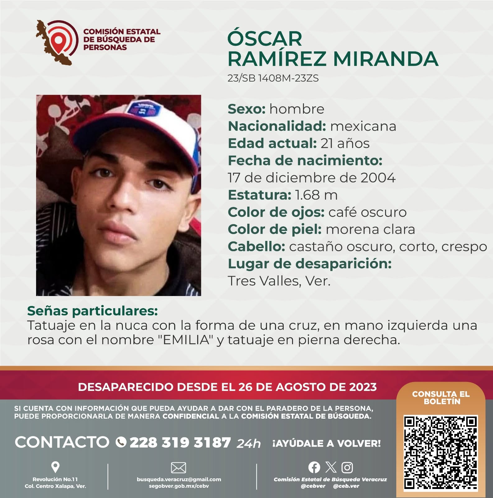 Familias buscan a 10 desaparecidos en Tres Valles a casi tres años