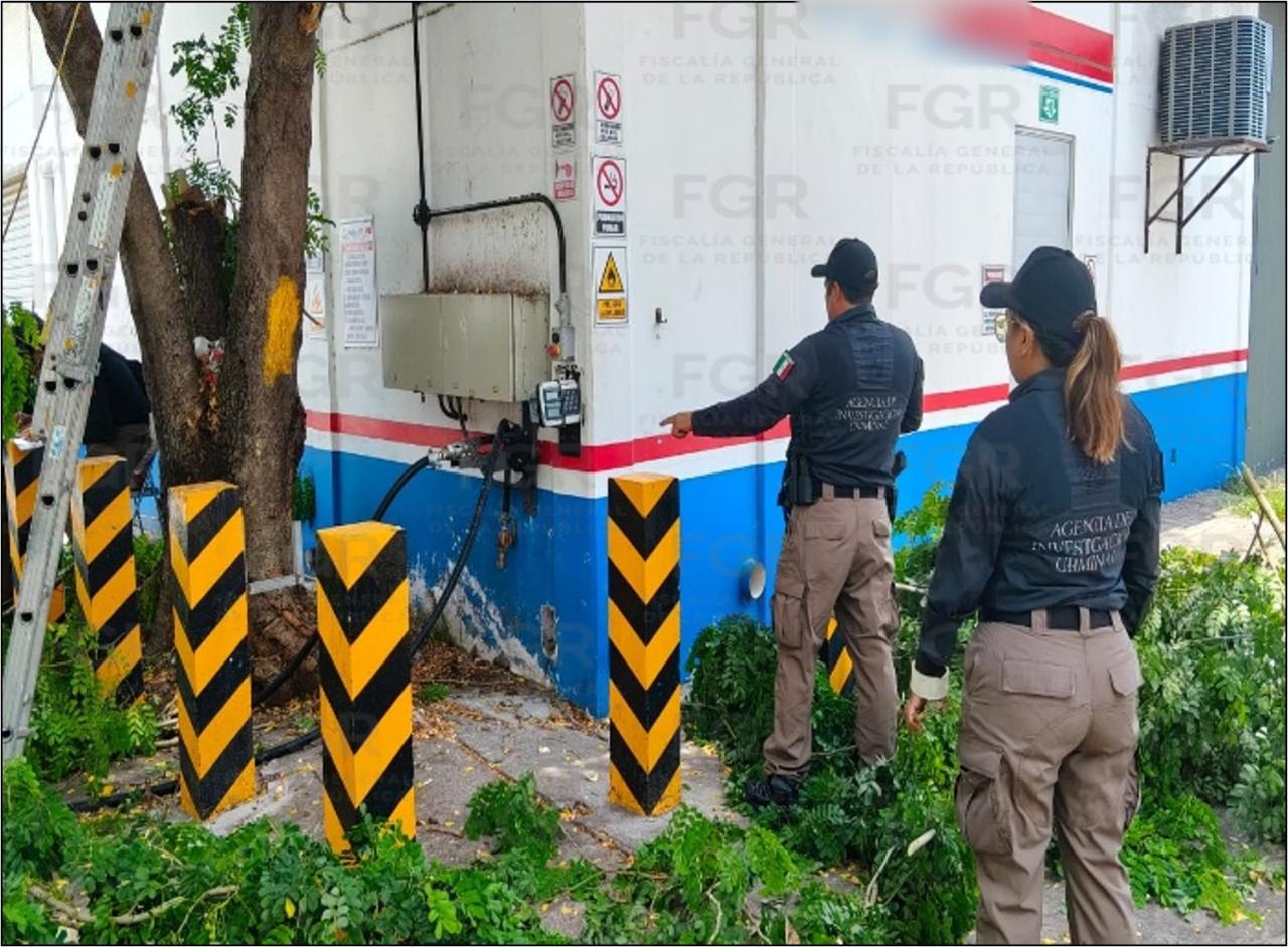 Catean inmueble en Veracruz y aseguran 2 mil 210 litros de hidrocarburo