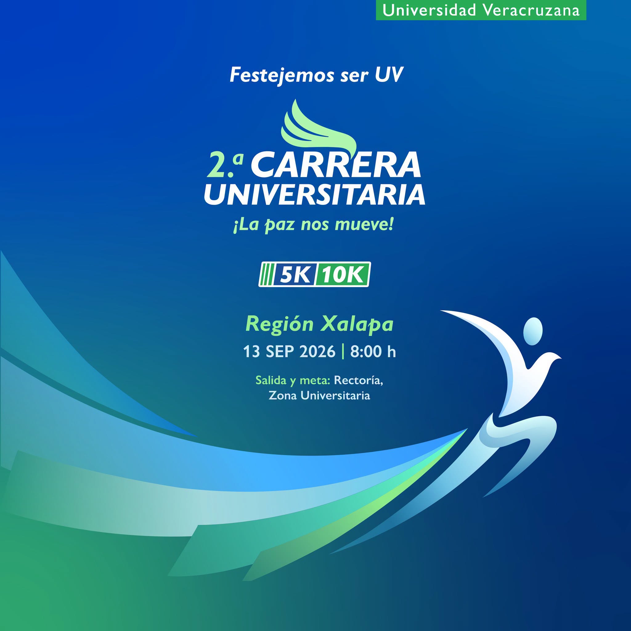 UV anuncia su 2ª Carrera Universitaria; será el 13 de septiembre en Xalapa