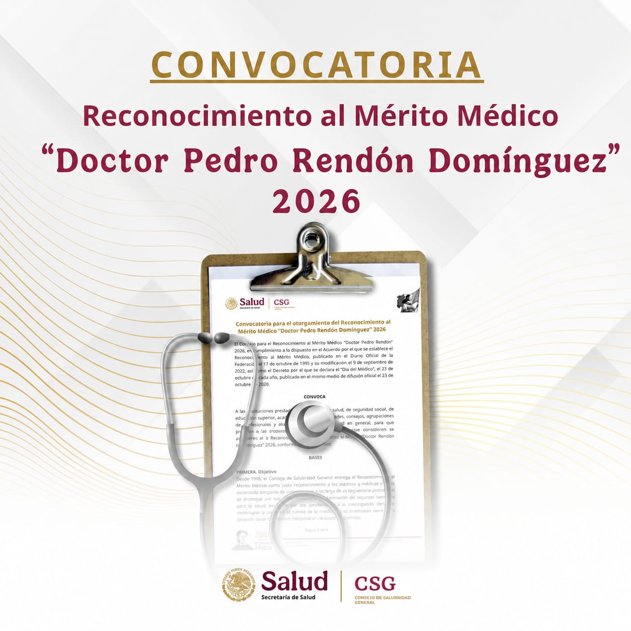 Veracruz abre convocatoria al Mérito Médico Profesional 2026