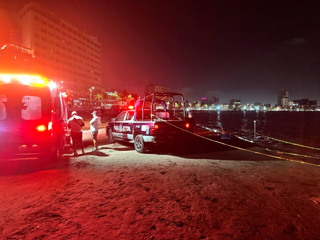 Permanece en calidad de desconocida la persona ahogada en playa Regatas de Veracruz