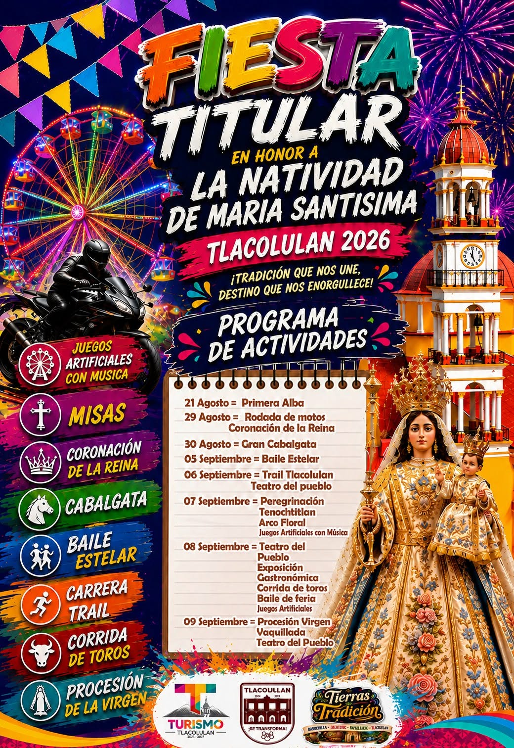 Fiestas de Tlacolulan arrancan este viernes con tradición y actividades