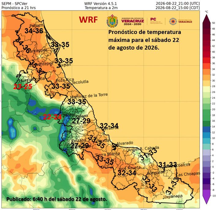 Lluvias y tormentas aumentarán este sábado en Veracruz