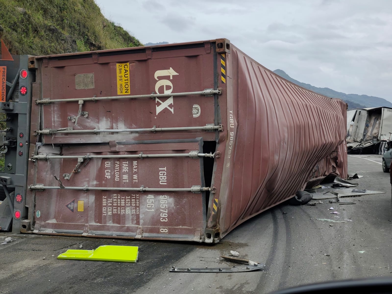 Choque cierra la autopista Orizaba-Puebla, a la altura de las Cumbres de Maltrata