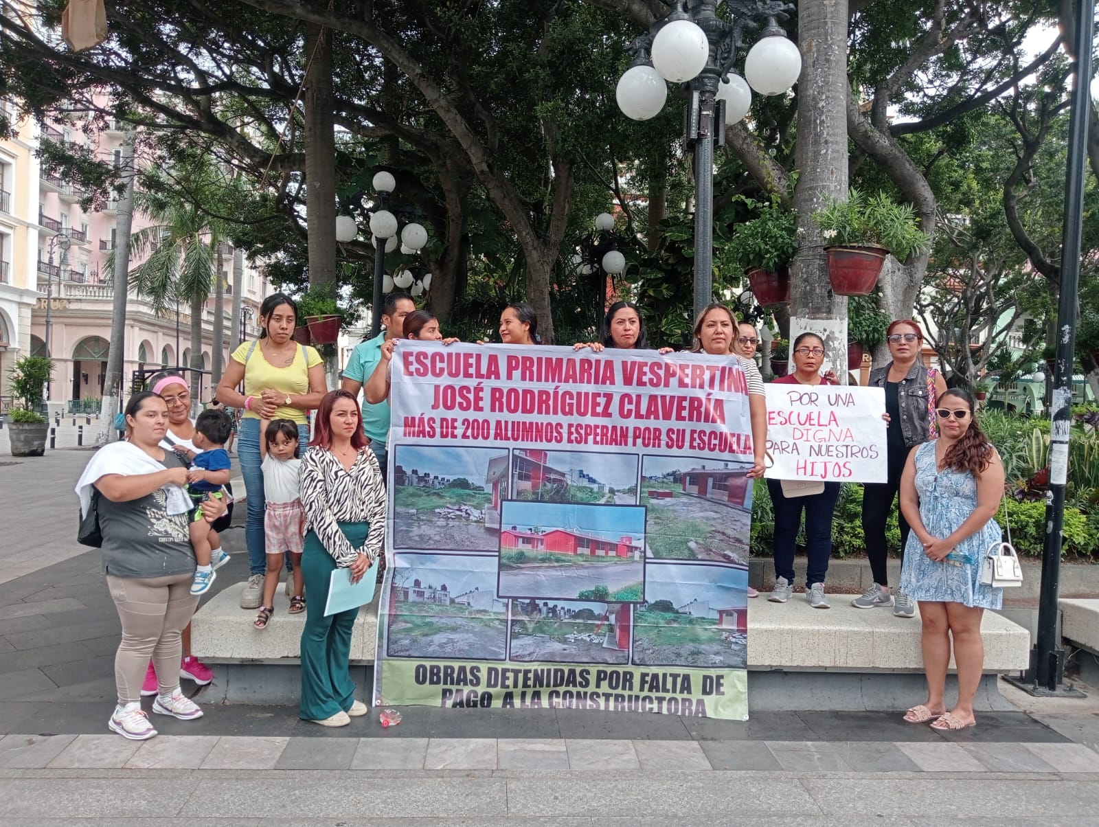 Adeudo de Espacios Educativos a constructora impide concluir edificación de primaria en Veracruz puerto