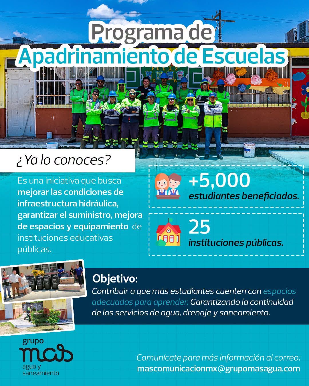 Grupo MAS beneficia a más de 5 mil estudiantes en Veracruz