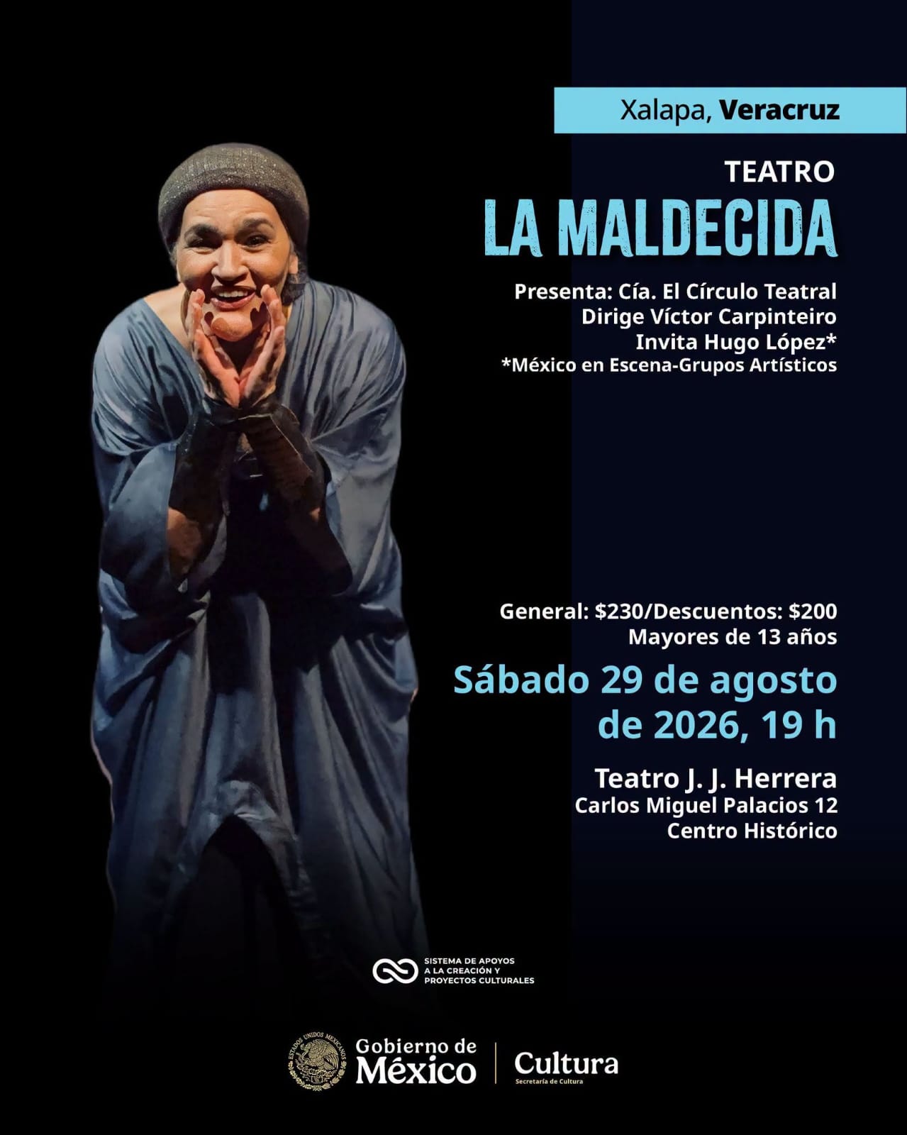 La Maldecida llega a Xalapa con una propuesta teatral sobre el deseo y la soledad