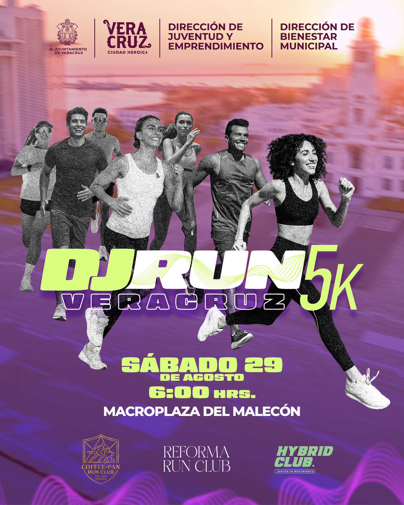 DJ Run Veracruz 5K reunirá a corredores este sábado en el Malecón