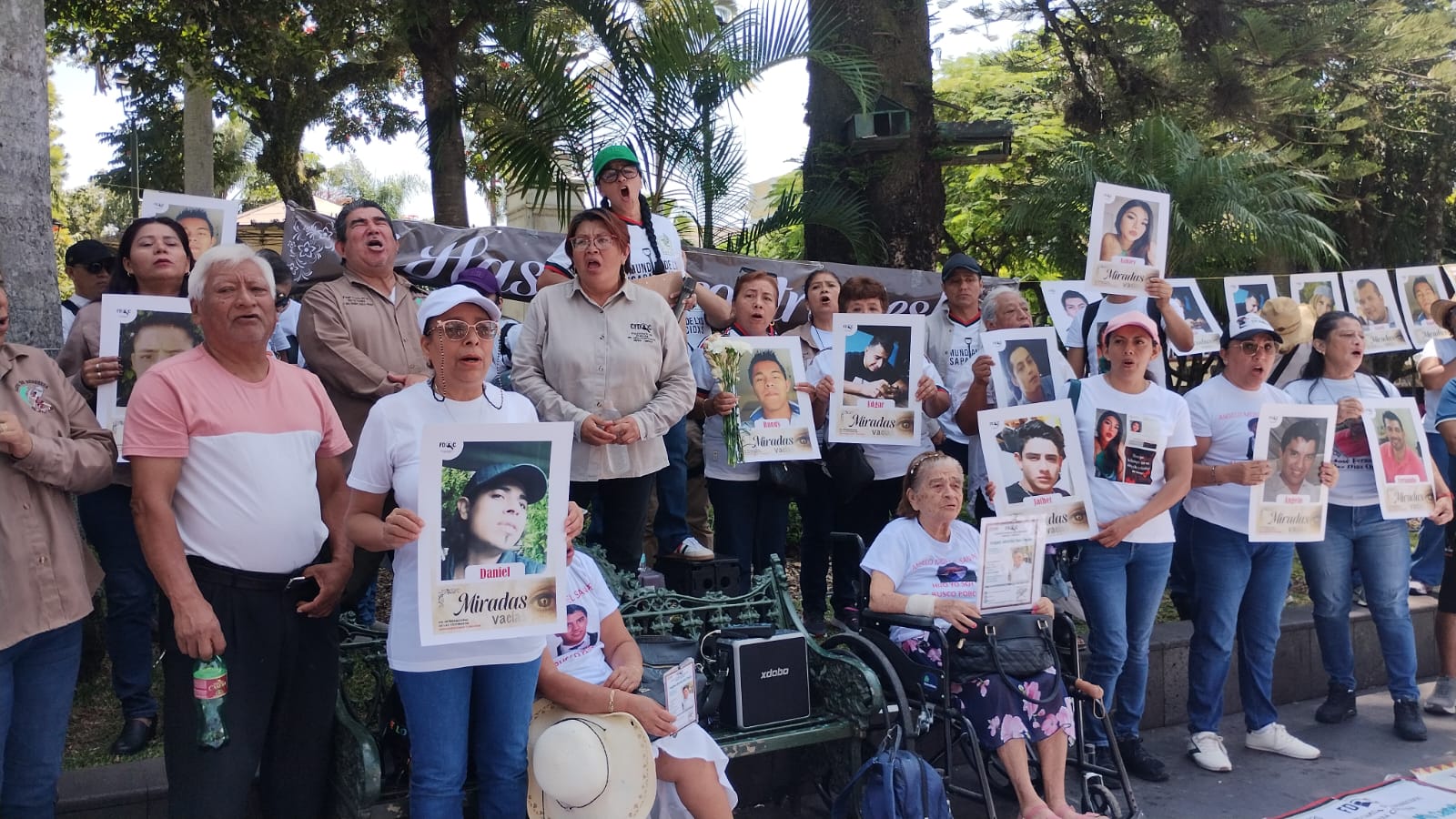 Colectivos de Personas desaparecidas exigen en Orizaba verdad, justicia y reparación