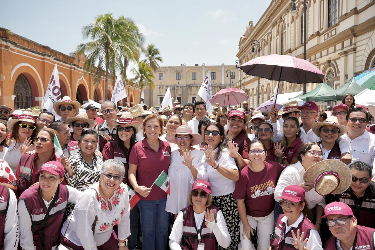 Cierran filas morenistas con Claudia Sheinbaum y Rocío Nahle ante la disputa mediática