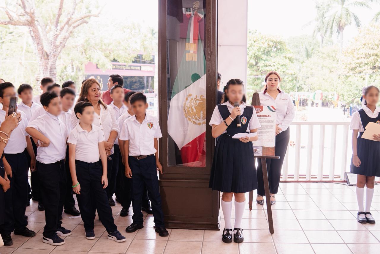 Gobierno de Poza Rica fortalece la formación cívica de las nueva generaciones