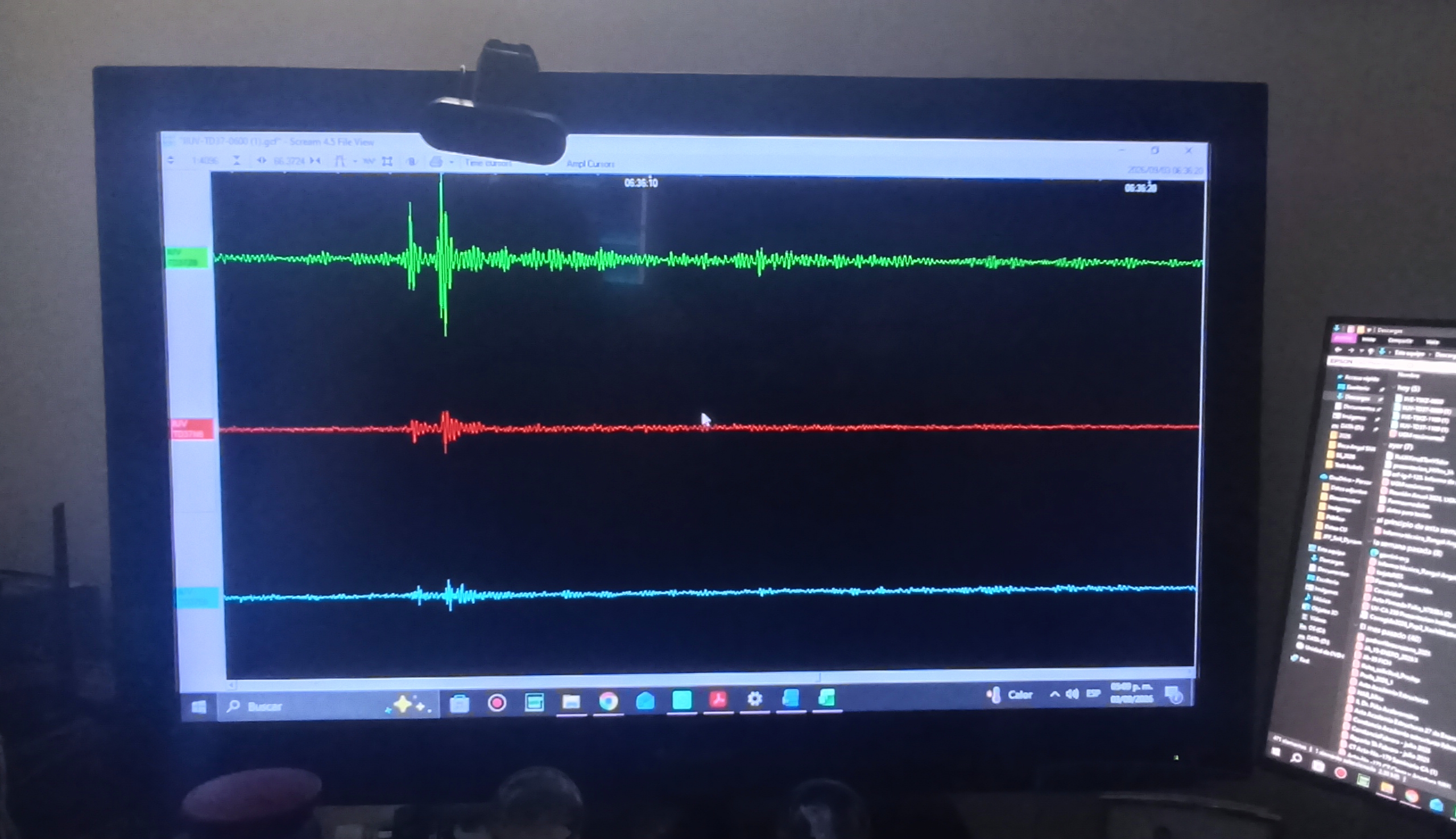 Detecta la Estación de Registro Sísmico de la UV temblores frente a Antón Lizardo y en Sayula de Alemán