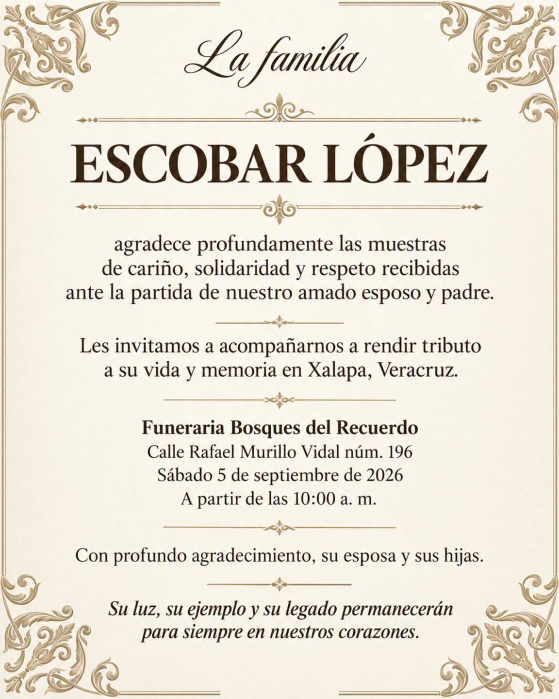Familia velará este sábado a Zenyazen Escobar en Xalapa