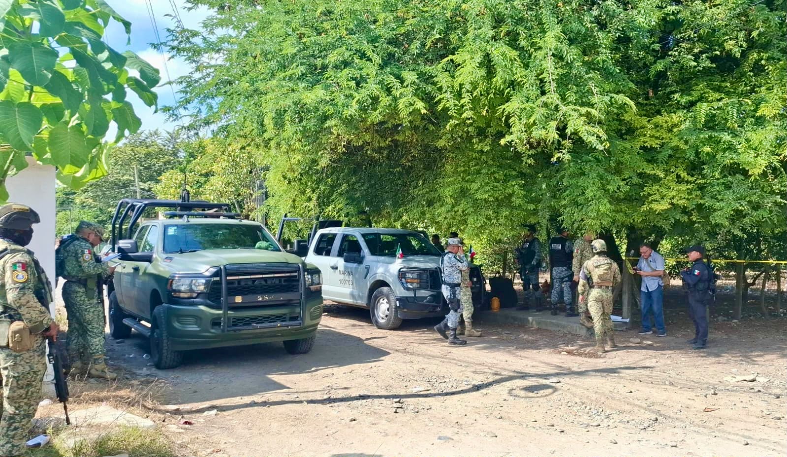 Aseguran granada durante persecución en Álamo; detienen a uno