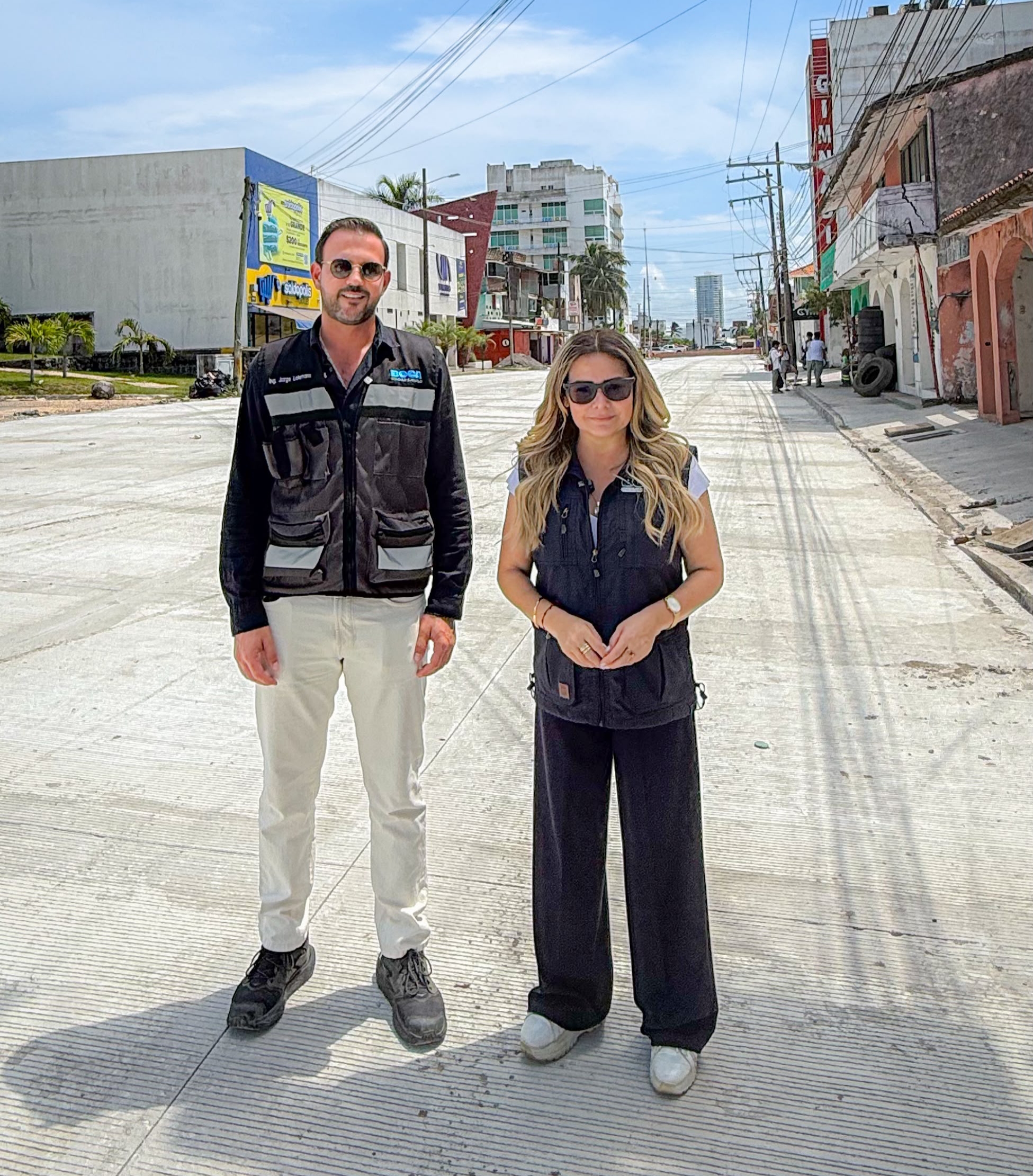 Repavimentación con concreto hidráulico en Vía Muerta avanza en tiempo y forma: Alcaldesa Maryjose Gamboa
