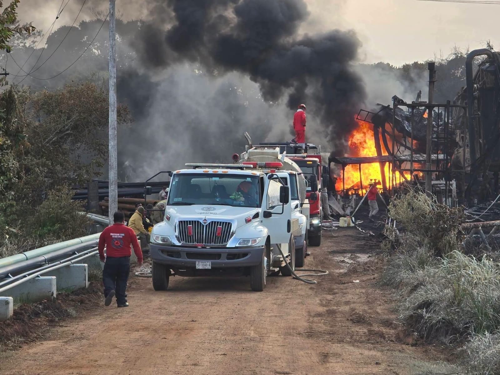 En explosión en PMV Minera de Jáltipan descartan trabajadores desaparecidos