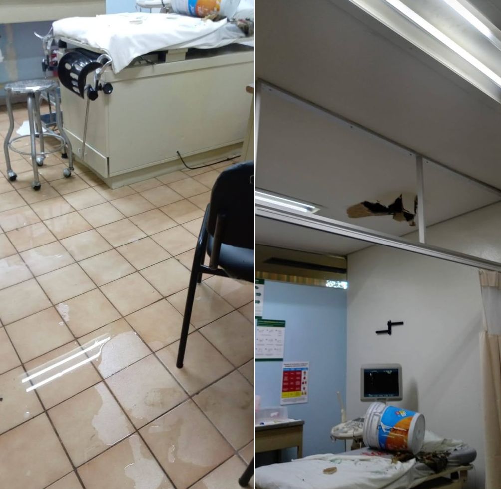 Plafón se desprende en CAE de Xalapa durante consulta
