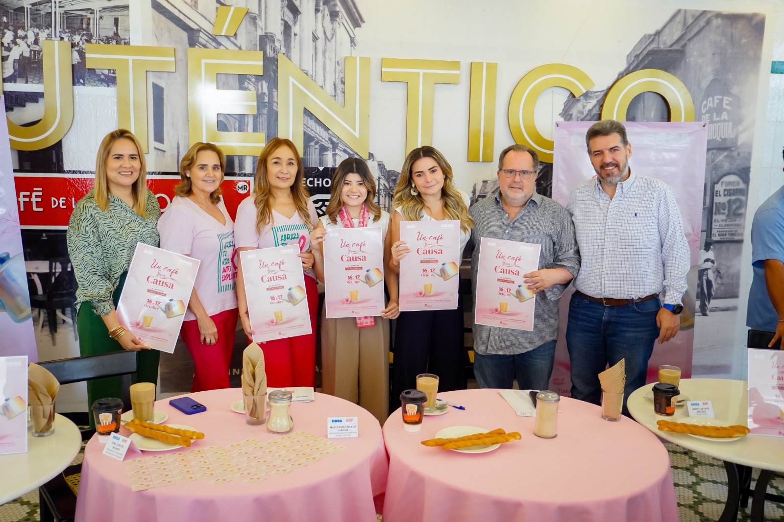 DIF Boca del Río y Gran Café de la Parroquia unen esfuerzos con Un café con causa en apoyo a mujeres con cáncer de mama