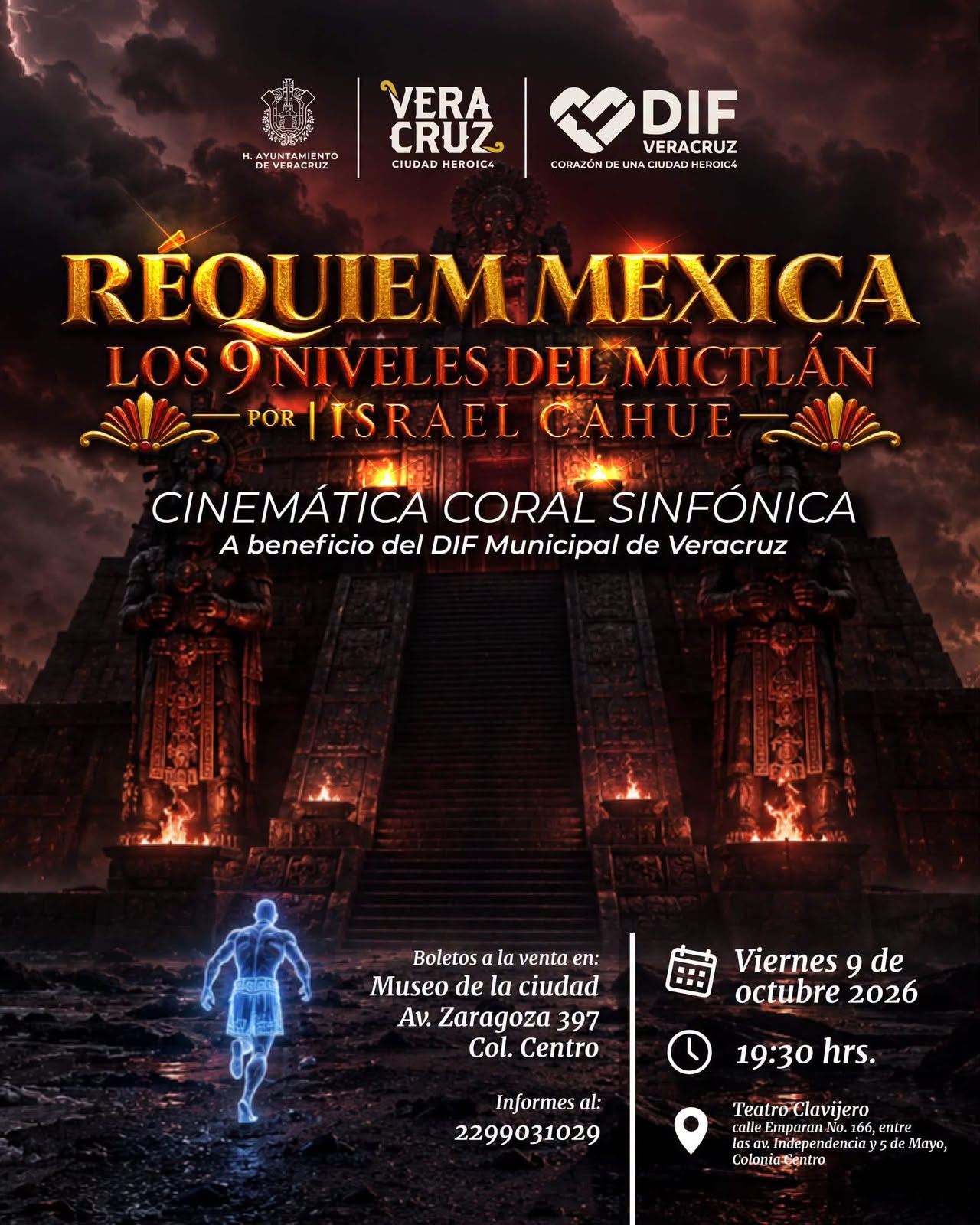 Invitan a concierto RÉQUIEM  MEXICA: los 9 niveles del Mictlán