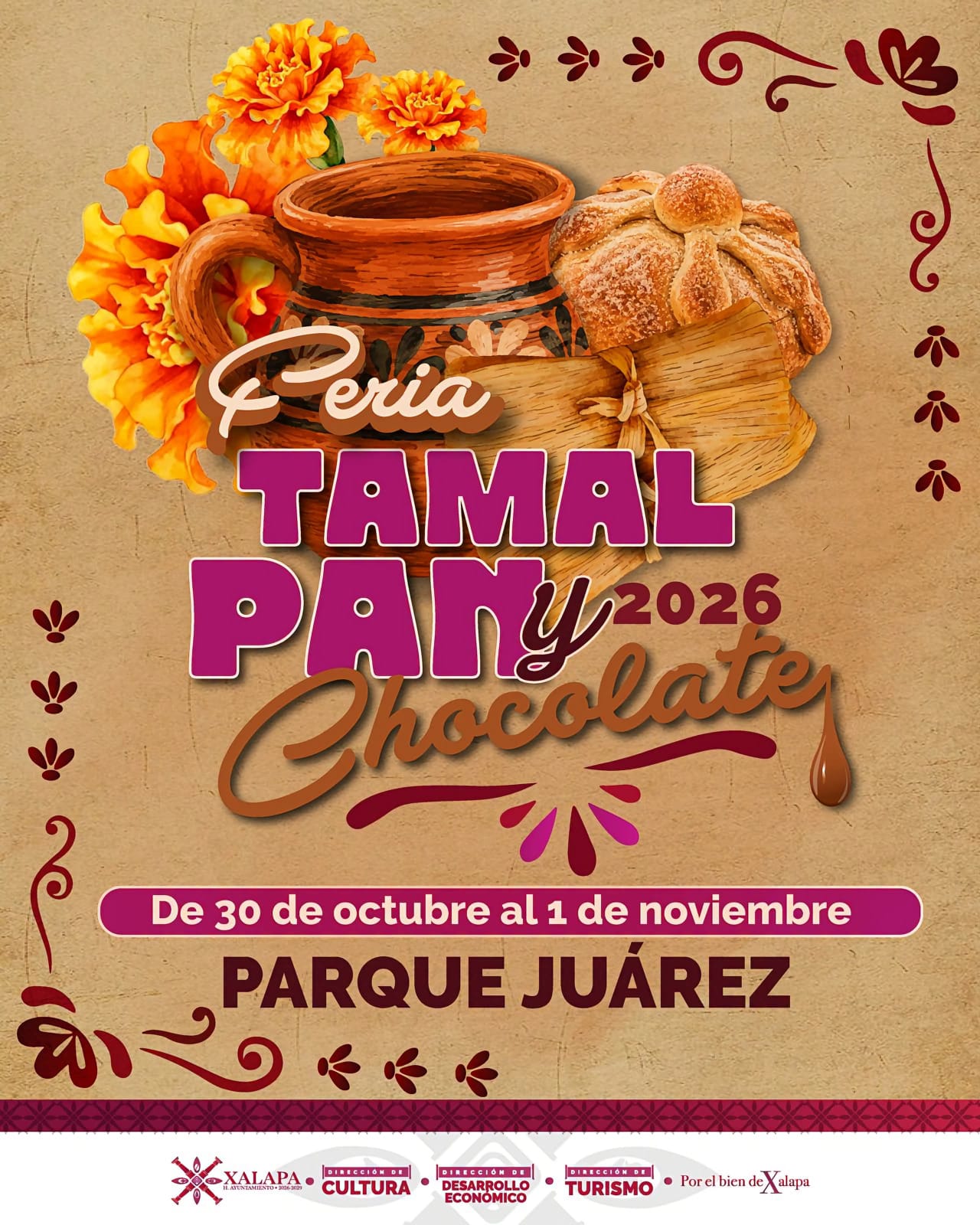 Feria del Tamal, Pan y Chocolate 2026 llega a Xalapa en octubre